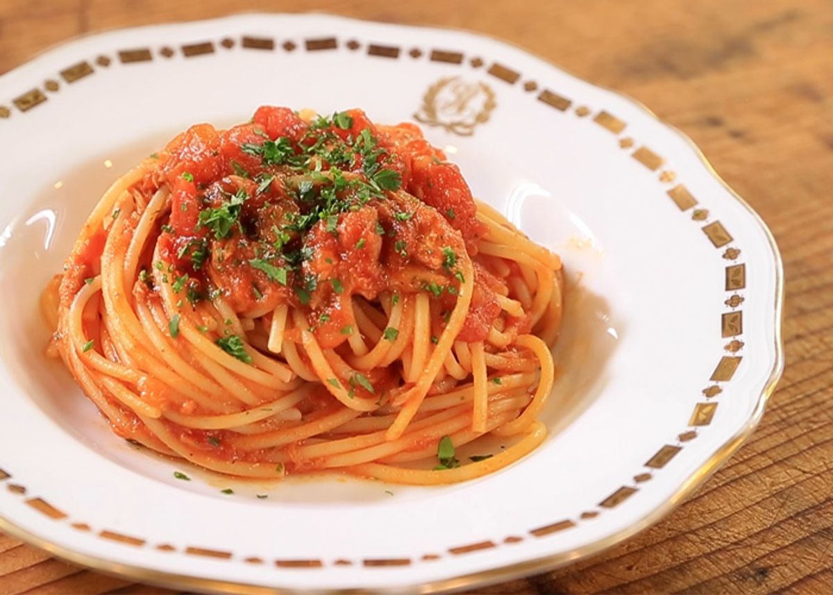 イタリア大使館シェフ直伝！　パッと簡単「ツナとトマトのパスタ」
