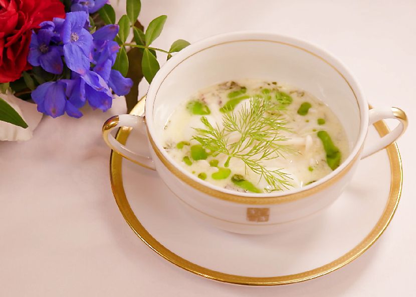 チェコ大使館シェフ直伝！　きのこのクリームスープ「クライダ」