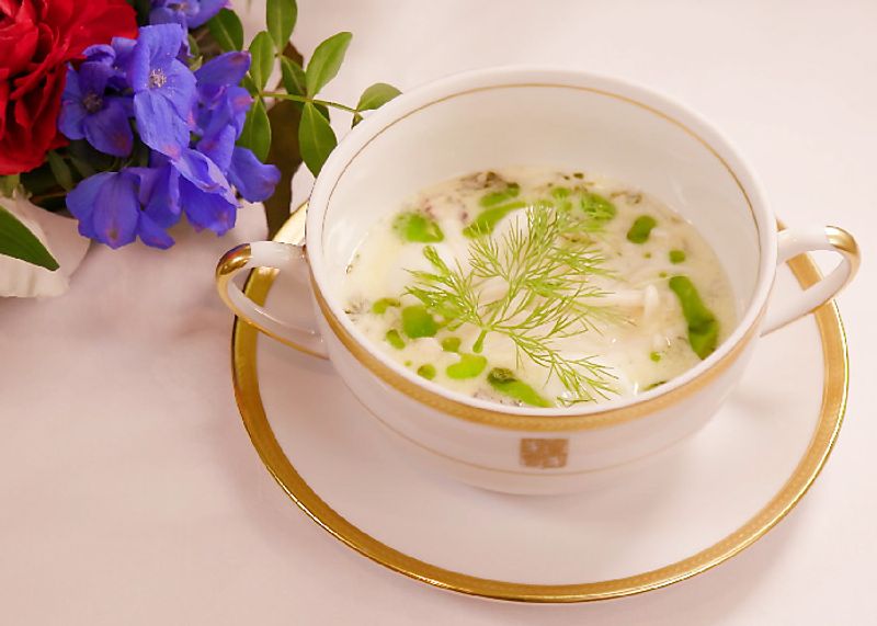 チェコ大使館シェフ直伝！　きのこのクリームスープ「クライダ」