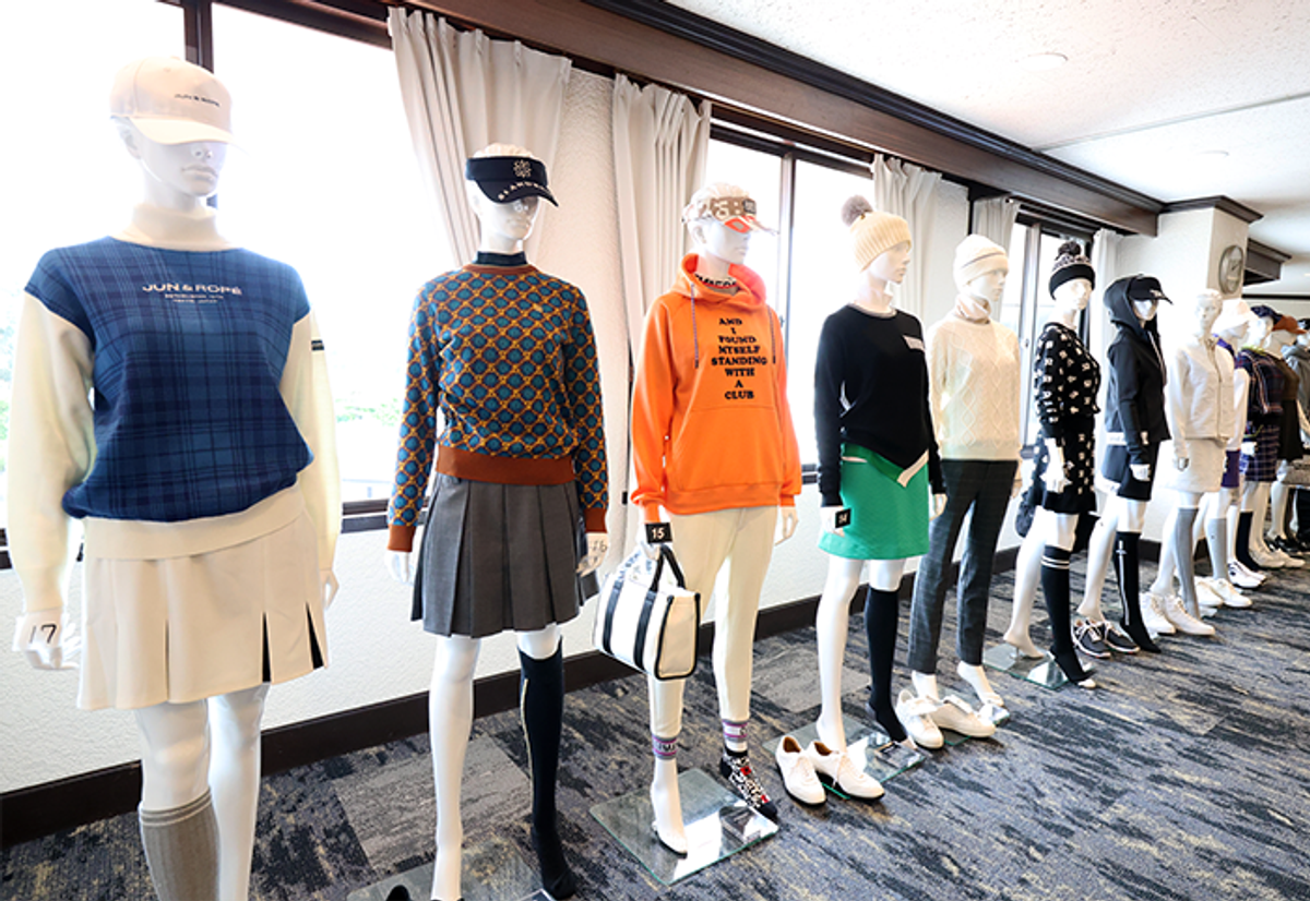 「marie claire sustainable open golf 2023」 大丸東京店ブース　ファッション好きな参加者から大好評