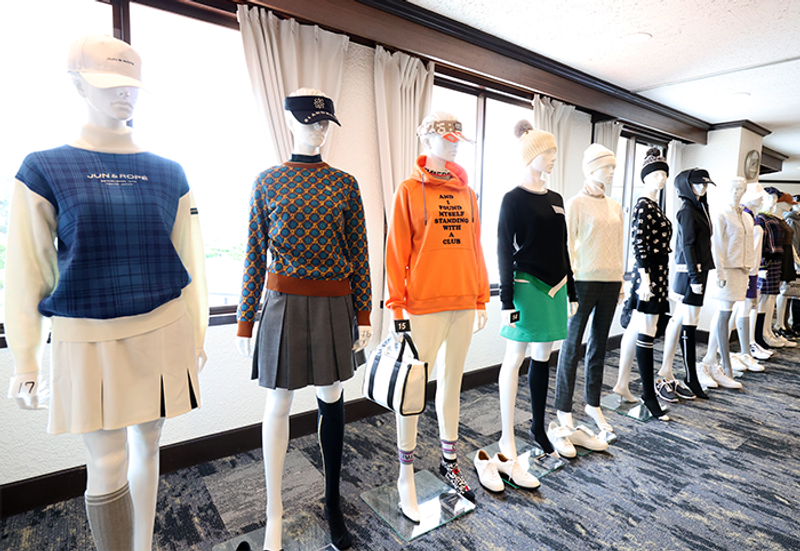 「marie claire sustainable open golf 2023」 大丸東京店ブース　ファッション好きな参加者から大好評