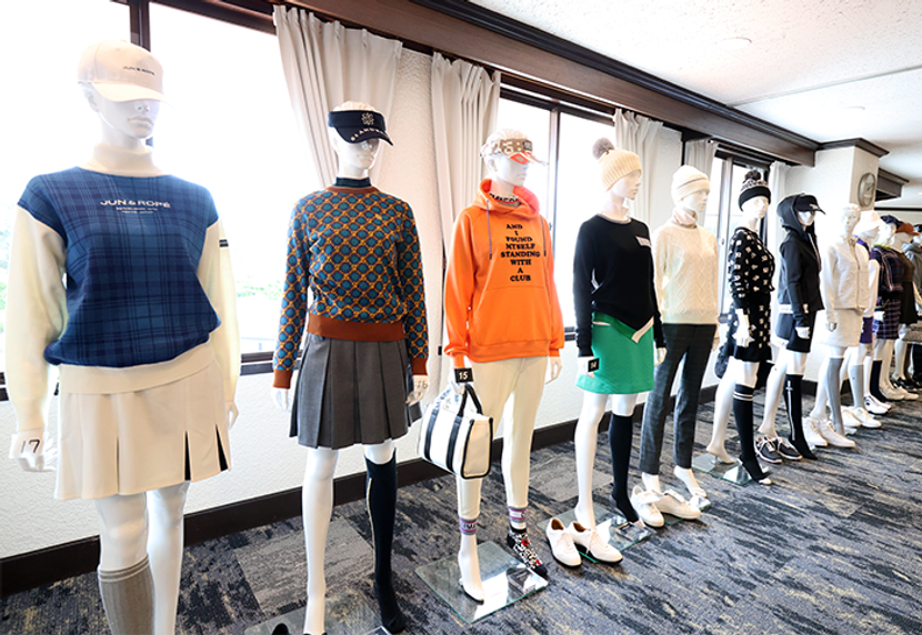 「marie claire sustainable open golf 2023」 大丸東京店ブース　ファッション好きな参加者から大好評