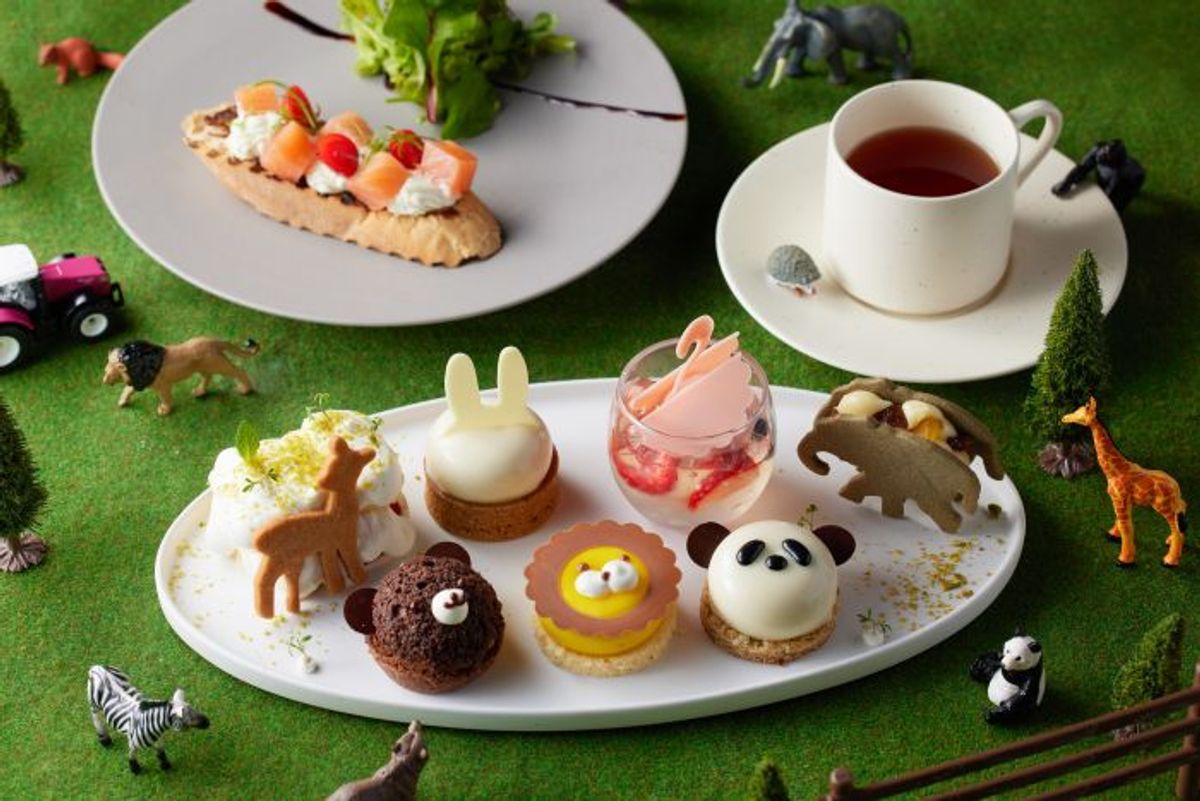 動物をモチーフに、かわいくて地球にやさしいアフタヌーンティー　「ハイアット セントリック 銀座 東京」で4月25日から