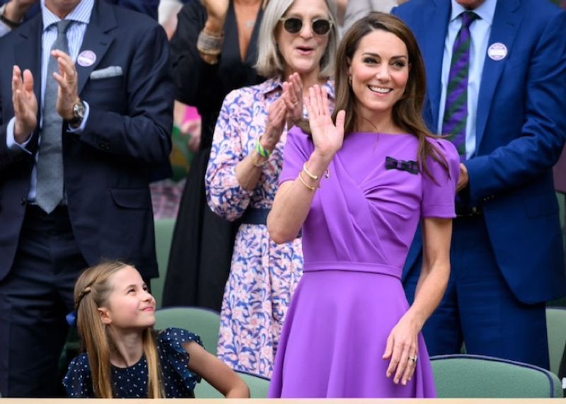 英・キャサリン皇太子妃とシャーロット王女がウィンブルドンで見せた「母と娘の特別な絆」