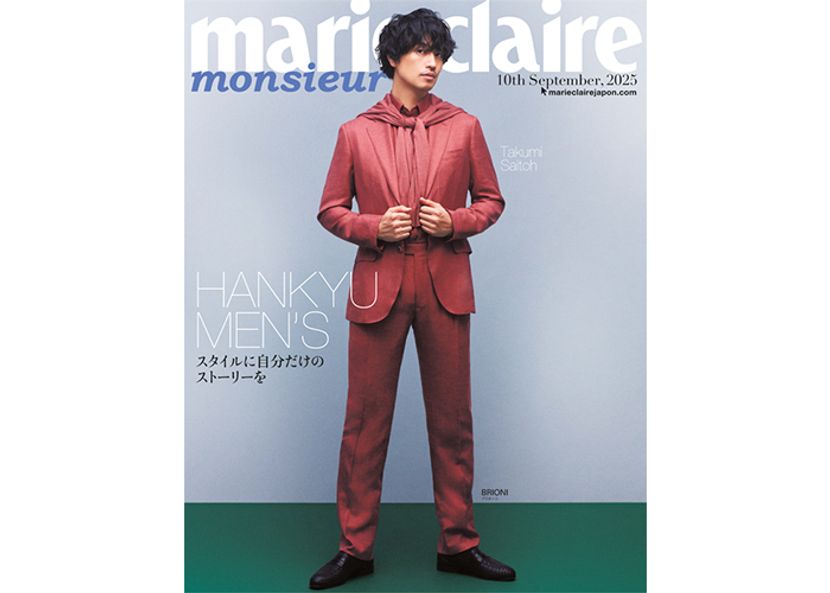 俳優・斎藤工が着こなす。スタイルに自分だけのストーリーを【阪急メンズ】