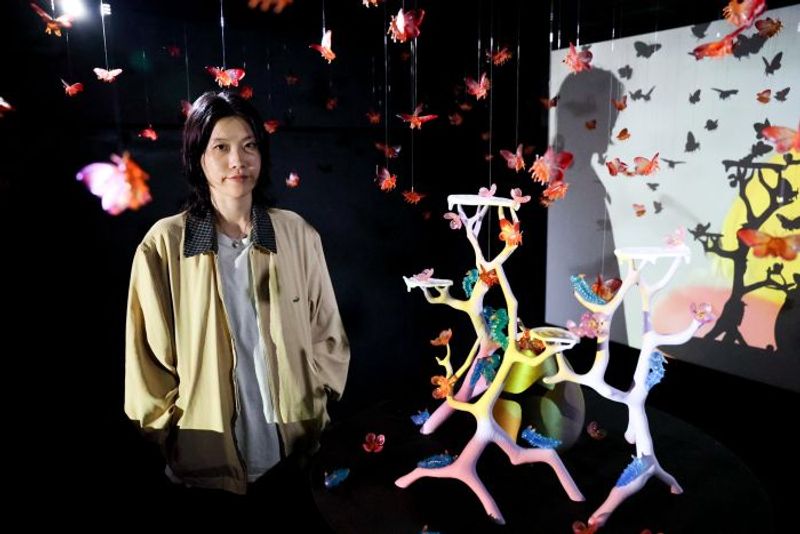 ヘアメイクから3D造形へ。松野仁美がインスタレーション「散華」に込めた思いとは