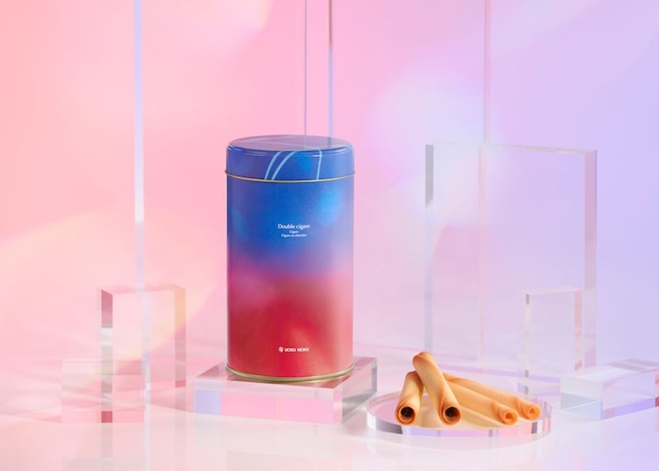 ヨックモックの新定番「ドゥーブル シガール」。二つのおいしさをひと缶に