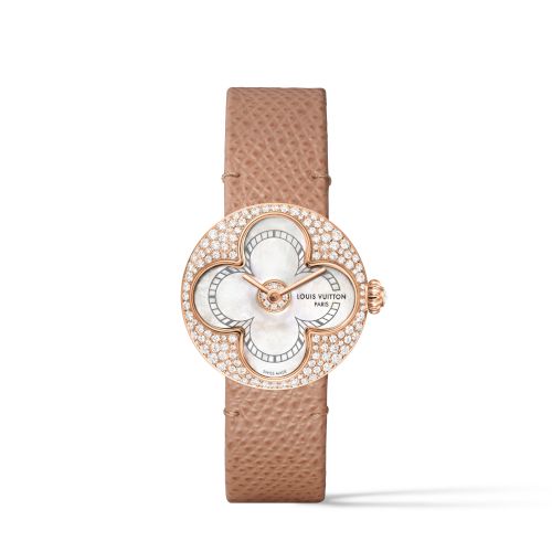 「カラー ブロッサム」ローズゴールド、ダイヤモンド&ホワイト マザー・オブ・パール ¥3,080,000 ©Louis Vuitton