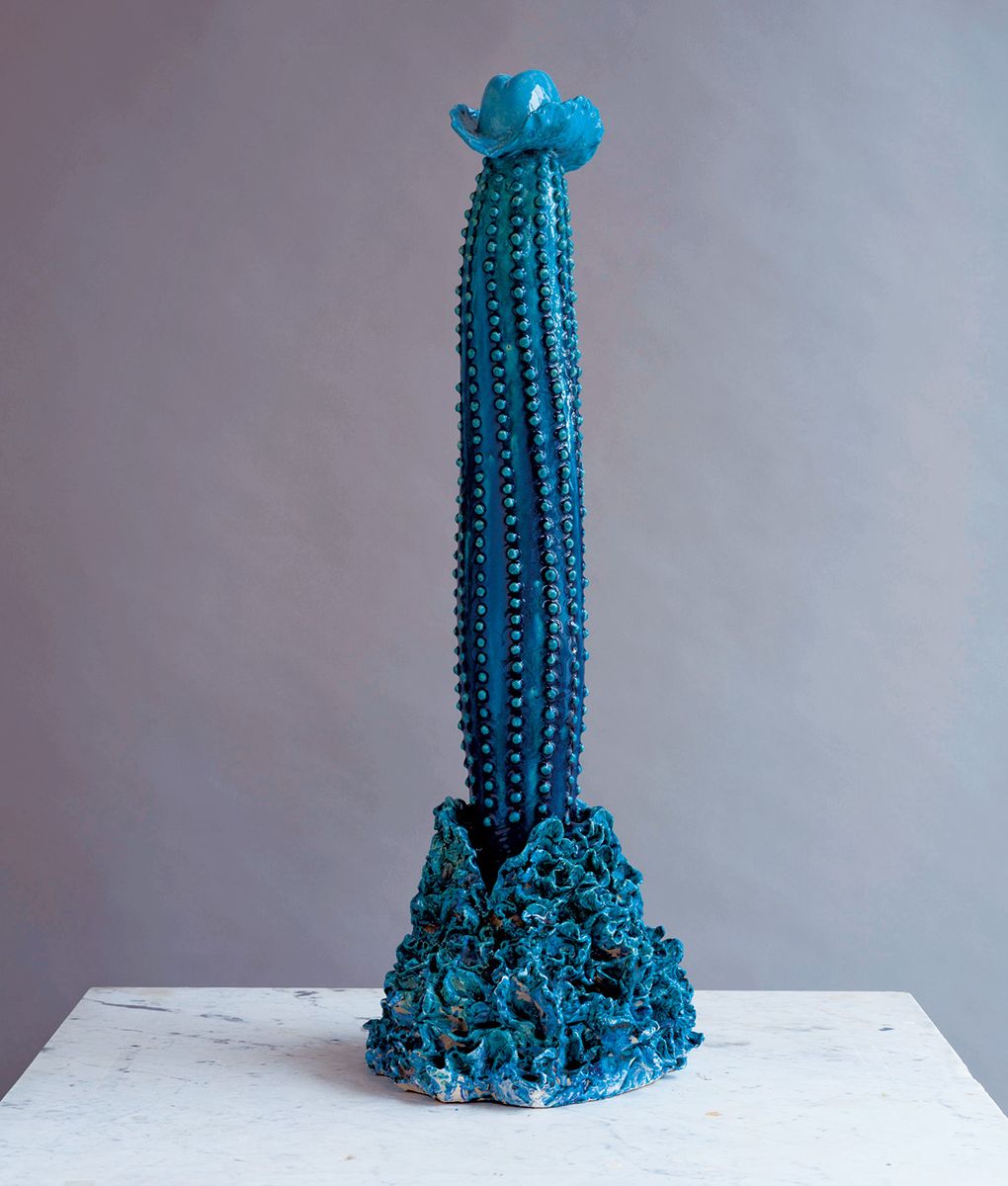 ©David Bordes COURTESY DE L'ARTISTE ET DE LA GALERIE PAPILLON 「Cow-boy cyanophile 3」（2023）