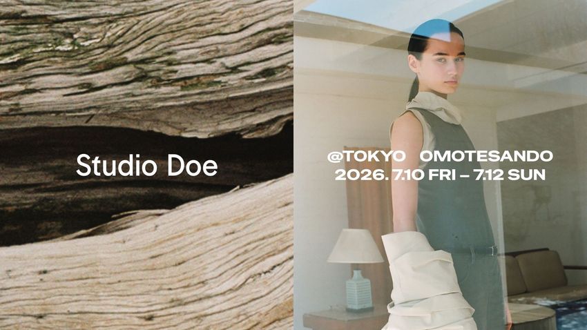 台湾発ファッションブランド「Studio Doe」が、表参道で2日間限定のポップアップを開催