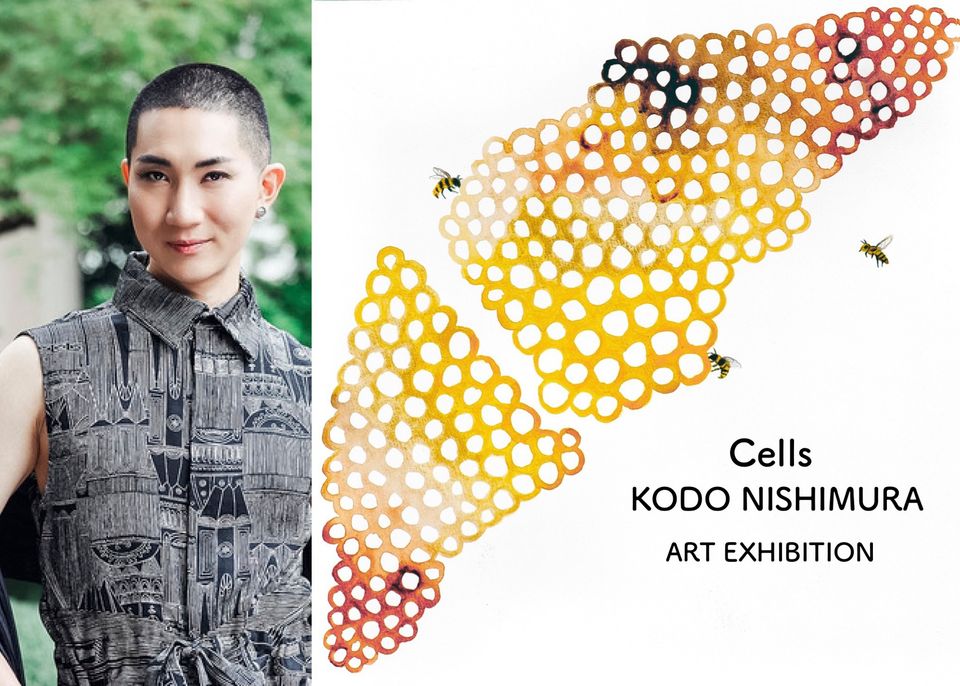 【西村宏堂さん初個展「Cells - 細胞 -」】自分を好きになる“祈りの絵画”でアートリトリート