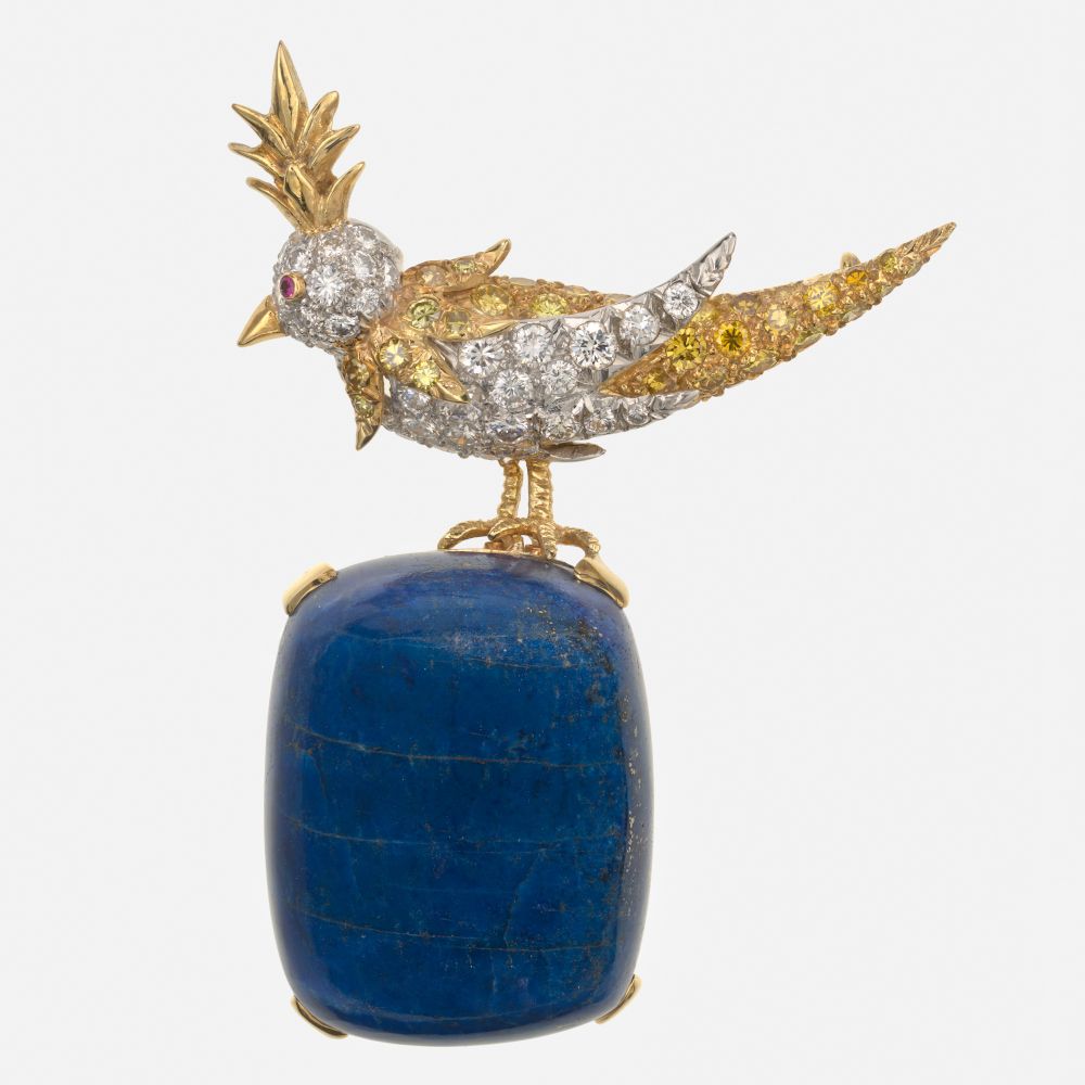 Jean Schlumberger Bird on a Rock 1965 Collection of Rachel“Bunny” LambertMellon (1910–2014)The Virginia Museum of Fine Arts, 2015.109“THE VIRGINIA MUSEUM OF FINE ARTS/ESTATE OF MRS PAUL MELLON”