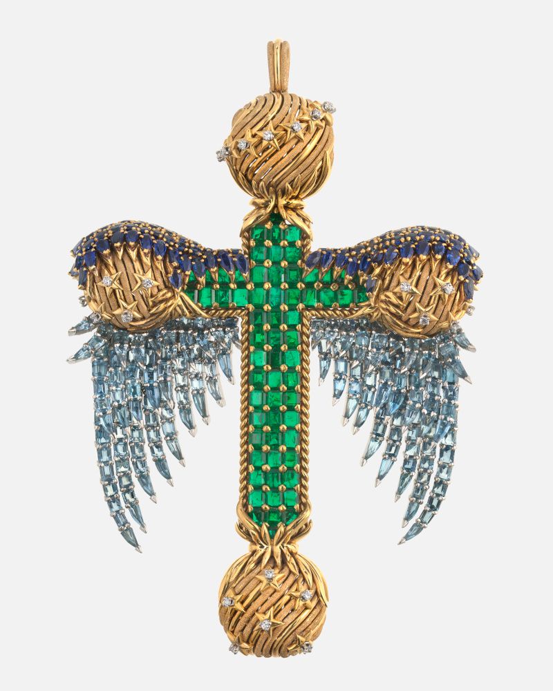 Jean Schlumberger Pectoral Cross 1960 “THE VIRGINIA MUSEUM OF FINE ARTS/ESTATE OF MRS PAUL MELLON”