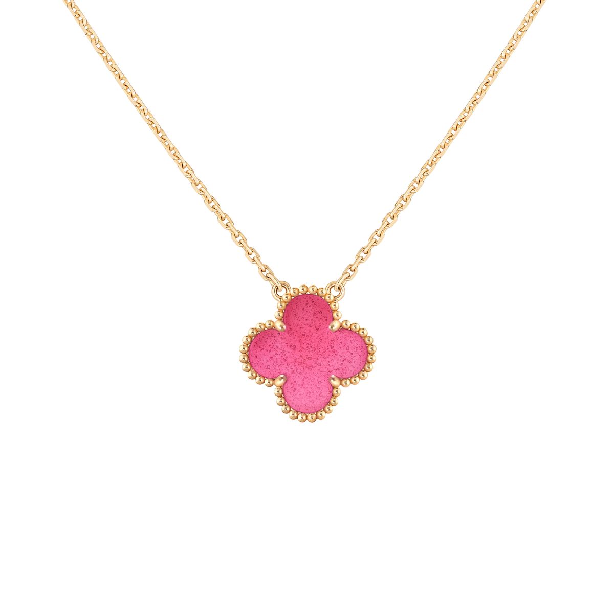 ヴァン クリーフ＆アーペル ヴィンテージ アルハンブラ ペンダント（18K イエローゴールド, エナメル）￥ 566,500