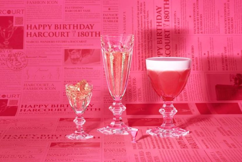 「バカラ」のバー 「B bar」で楽しむピンクのカクテルセット