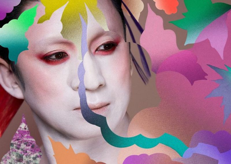 松本幸四郎とメイクアップアーティスト鷲巣裕香による新たな可能性を魅せる「Kesho」展