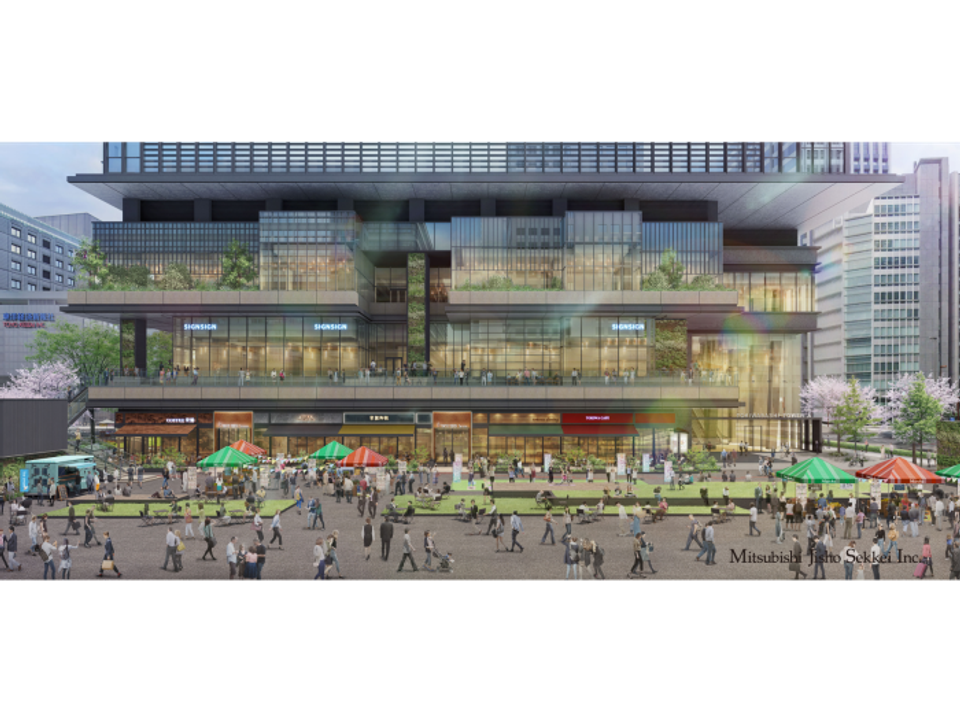 東京駅前の新名所。常盤橋タワーに商業ゾーンと大規模広場が7月21日