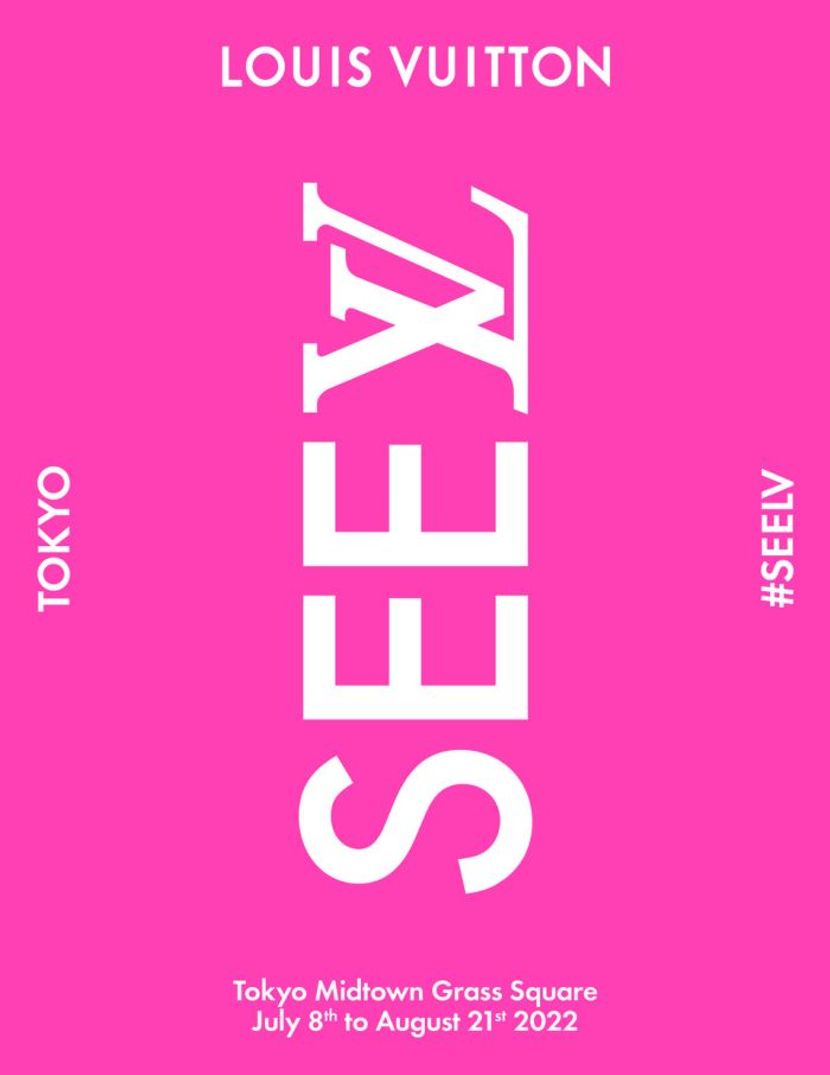 東京ミッドタウン 芝生広場で開催。ルイ・ヴィトンの巡回展「SEE LV」