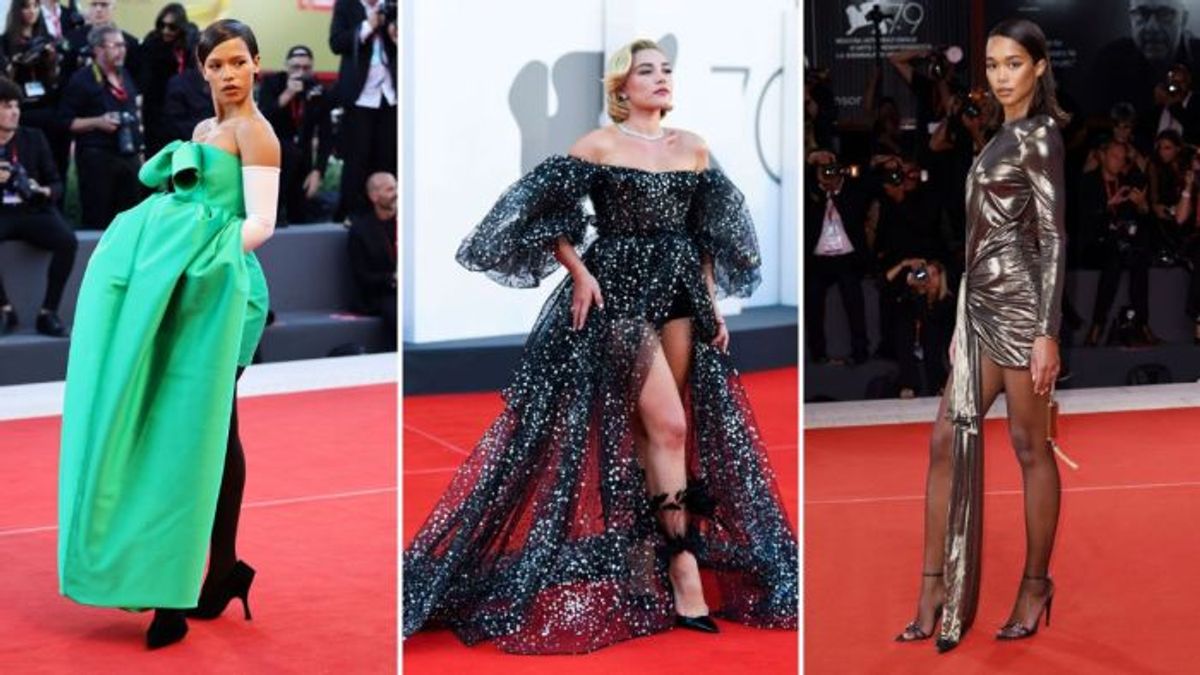 【ベネチア映画祭】フローレンス・ピュー、テイラー・ラッセルら若手スターの大胆ドレスアップ姿