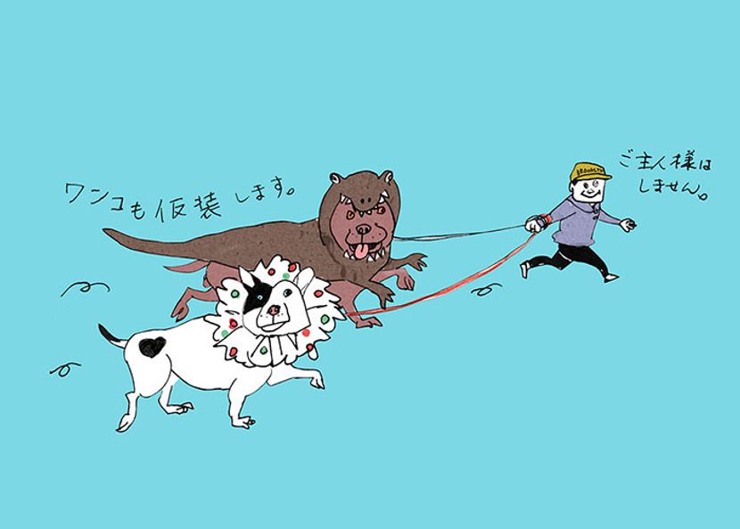 ニューヨーク在住MAIKO SEMBOKUYAの【描きたい人たち】vol.2 ハロウィーン編