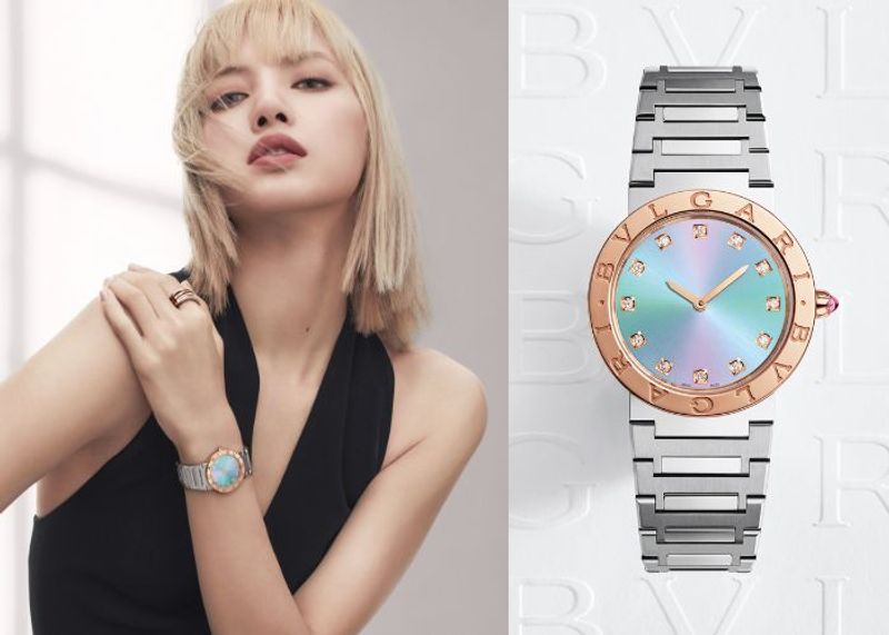 BLACKPINKリサとブルガリがコラボ！　特別なデザインのアイコンウォッチが数量限定発売